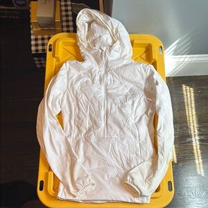Lululemon White Hooded Jacket